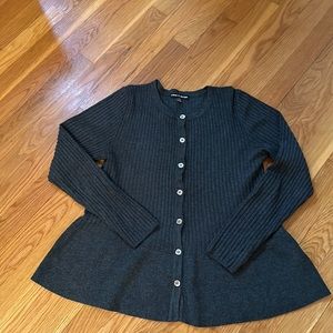Peplum barely worn sweater
